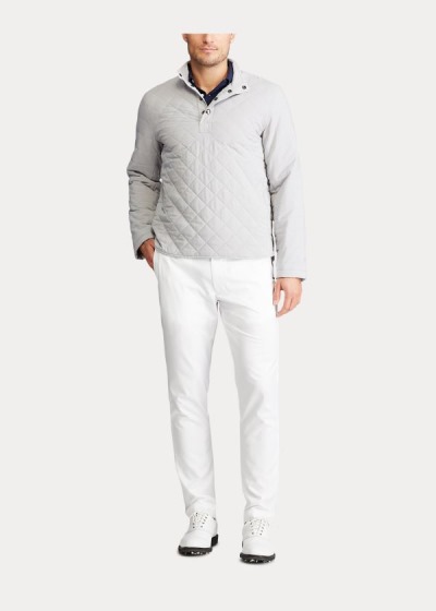 Pullover Ralph Lauren Hombre Grises - Quilted Stretch - RLYPK3620